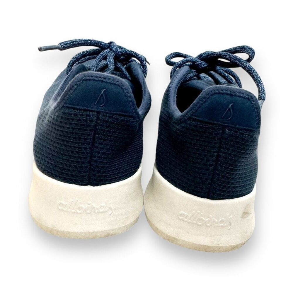 Allbirds Women’s Tree Runners Sneakers in Marine Blue (White Sole) Size 9 - Picture 6 of 9
